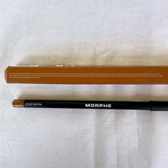 Morphe Honeymoon Color Lip Eye Pencil Warm Caramel Brown Creamy Long Lasting - Picture 5 of 9